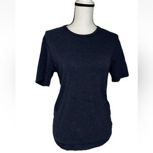 Lululemon Short Sleeve T Shirt Size XS Women Navy Blue